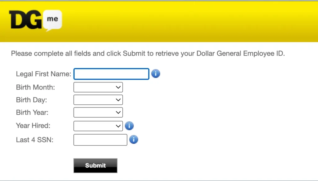 DGME Without an Employee ID