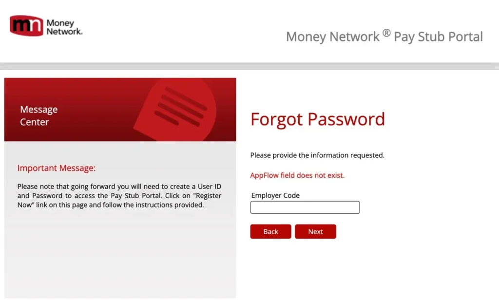 Dollar general Forgot Password